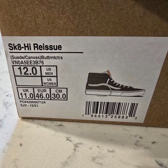 Vans Vault SK8-HI VR3 LX Butternut / Citrus VN0A5EE3B76 MENS SIZE 12 NEW - Picture 9 of 15